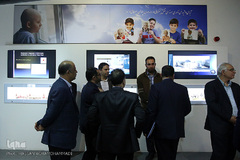 مراسم افتتاحیه تالار دستاوردهای هسته‌ای در باغ موزه دفاع مقدس