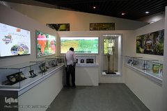 مراسم افتتاحیه تالار دستاوردهای هسته‌ای در باغ موزه دفاع مقدس