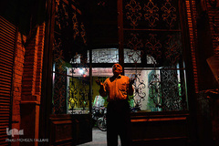 مراسم معنوی اعتکاف در مسجد جامع بازار تهران