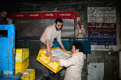 مراسم معنوی اعتکاف در مسجد جامع بازار تهران