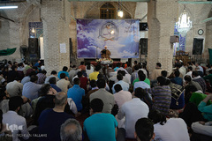 مراسم معنوی اعتکاف در مسجد جامع بازار تهران