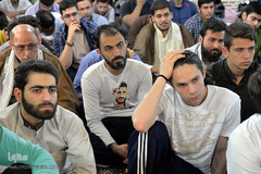 مراسم معنوی اعتکاف در مسجد جامع بازار تهران