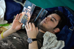 مراسم معنوی اعتکاف در مسجد جامع بازار تهران