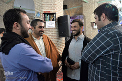 مراسم معنوی اعتکاف در مسجد جامع بازار تهران