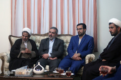 دیدار از خانواده شهید حجت‌الاسلام والمسلمین مصطفی مرتضایی	
