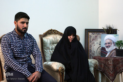 دیدار از خانواده شهید حجت‌الاسلام والمسلمین مصطفی مرتضایی	
