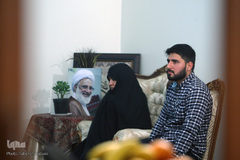 دیدار از خانواده شهید حجت‌الاسلام والمسلمین مصطفی مرتضایی	
