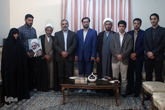 دیدار از خانواده شهید حجت‌الاسلام والمسلمین مصطفی مرتضایی	

