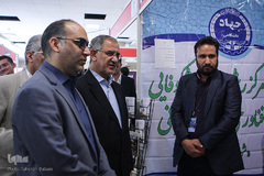 بازدید نصرالله جهانگرد معاون وزیر ارتباطات ازاولین نمایشگاه کسب و کارهای موفق در فضای مجازی