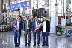 بازگشت نمایندگان ایران از مسابقات کویت
