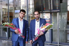 بازگشت نمایندگان ایران از مسابقات کویت

