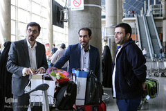 بازگشت نمایندگان ایران از مسابقات کویت
