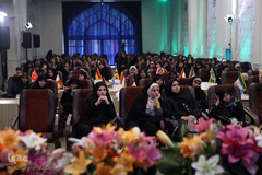 رقابت دختران در پنجمین دوره مسابقات قرآن دانش آموزان