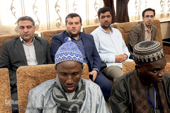 دیدار متسابقین روشندل مسابقات بین المللی قرآن با رییس سازمان بهزیستی