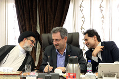 دیدار متسابقین روشندل مسابقات بین المللی قرآن با رییس سازمان بهزیستی