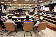 دیدار متسابقین روشندل مسابقات بین المللی قرآن با رییس سازمان بهزیستی