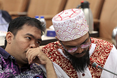 دیدار متسابقین روشندل مسابقات بین المللی قرآن با رییس سازمان بهزیستی