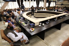 دیدار متسابقین روشندل مسابقات بین المللی قرآن با رییس سازمان بهزیستی