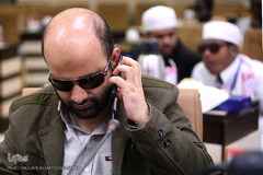 دیدار متسابقین روشندل مسابقات بین المللی قرآن با رییس سازمان بهزیستی