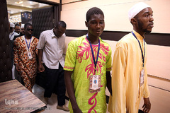 دیدار متسابقین روشندل مسابقات بین المللی قرآن با رییس سازمان بهزیستی