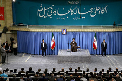 دیدار جمعی از کارگران سراسر کشور با حضرت آیت‌الله خامنه‌ای، رهبر انقلاب