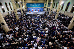 دیدار جمعی از کارگران سراسر کشور با حضرت آیت‌الله خامنه‌ای، رهبر انقلاب