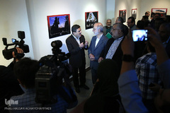 افتتاحیه نمایشگاه آثار برگزیده سومین جایزه جهانی عکس و فیلم اربعین