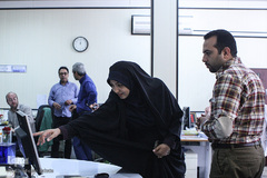 بازدید عضو هیئت‌رئیسه فراکسیون قرآن مجلس زهرا سعیدی مبارکه از تحریریه ایکنا
