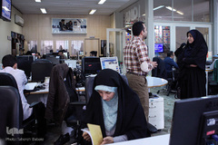 بازدید عضو هیئت‌رئیسه فراکسیون قرآن مجلس زهرا سعیدی مبارکه از تحریریه ایکنا
