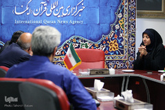 بازدید عضو هیئت‌رئیسه فراکسیون قرآن مجلس زهرا سعیدی مبارکه از تحریریه ایکنا
