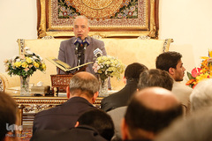 جمع پرشور قاریان قرآن در میلاد قمر بنی‌هاشم(ع)