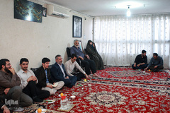 دیدار با خانواده شهید
