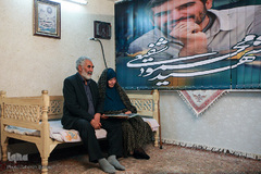 دیدار با خانواده شهید
