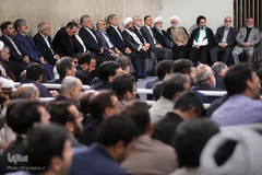 دیدار معلمان و فرهنگیان با رهبر معظم انقلاب اسلامی