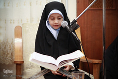 تجلیل شاگردان از مقام معلم قرآن
