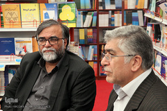 حمید رضا طیبی، رییس جهاد دانشگاهی و سعید پورعلی، معاون فرهنگی جهاد دانشگاهی