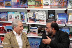 سعید پورعلی، معاون فرهنگی جهاد دانشگاهی و محمد سلگی، مدیر کل دفتر توسعه کتاب و کتابخوانی وزارت فرهنگ و ارشاد اسلامی