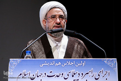  آیت‌الله محسن اراکی، دبیرکل مجمع جهانی تقریب مذاهب اسلامی 