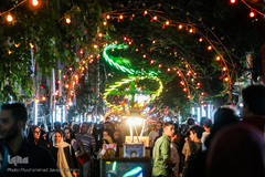 آذین بندی معابر به مناسبت نیمه شعبان- تهران
