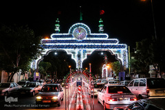 آذین بندی معابر به مناسبت نیمه شعبان- تهران
