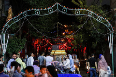 آذین بندی معابر به مناسبت نیمه شعبان- تهران
