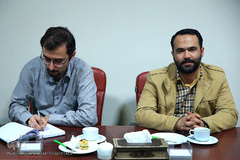 از سمت راست: مصطفی آجرلو، معاون خبرگزاری ایکنا