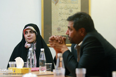 زکیه عبداللهیان، سردبیر نشریه قرآنی بشارت و دبیر مرکز بانوان قرآن‌پژوه
