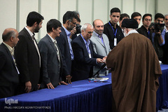 حضور حضرت آیت الله خامنه ای، رهبر معظم انقلاب پای صندوق اخذ رای