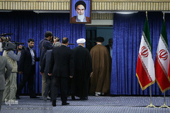 حضور حضرت آیت الله خامنه ای، رهبر معظم انقلاب پای صندوق اخذ رای