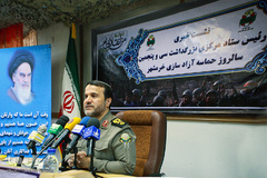 نشست خبری رئیس ستاد مرکزی بزرگداشت سی و پنجمین سالروز حماسه آزادسازی خرمشهر
