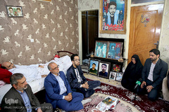 دیدار نمایندگان جامعه قرآنی با خانواده  شهید قرآنی «مرتضی شکرانی»