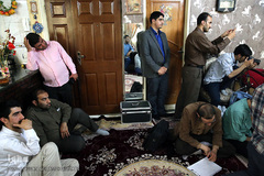 دیدار نمایندگان جامعه قرآنی با خانواده  شهید قرآنی «مرتضی شکرانی»