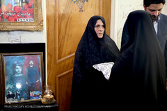 تجلیل از مادر شهید قرآنی «مرتضی شکرانی»