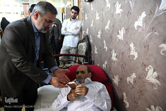 تجلیل از پدر شهید قرآنی «مرتضی شکرانی»